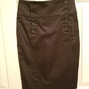 NWT Brown fitted pencil skirt